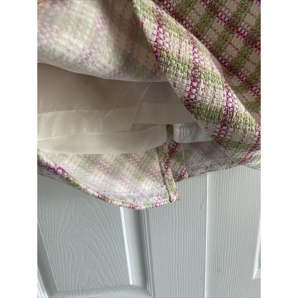 Carlisle Women's Womens 4 Silk Wool Pencil Skirt Pastel Old Money Fem Clean Girl - Picture 3 of 6